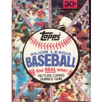1981 Topps Baseball Wax Box (Mint Packs, Near-Mint Box)