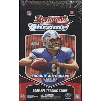 2009 Bowman Chrome Football Hobby Box