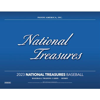 2023 Panini National Treasures Baseball Hobby 4-Box Case (Presell)