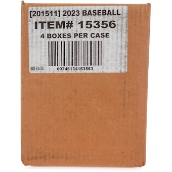 2023 Panini National Treasures Baseball Hobby 4-Box Case