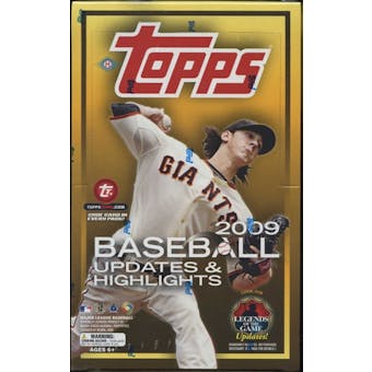 2009 Topps Updates & Highlights Baseball Hobby Box