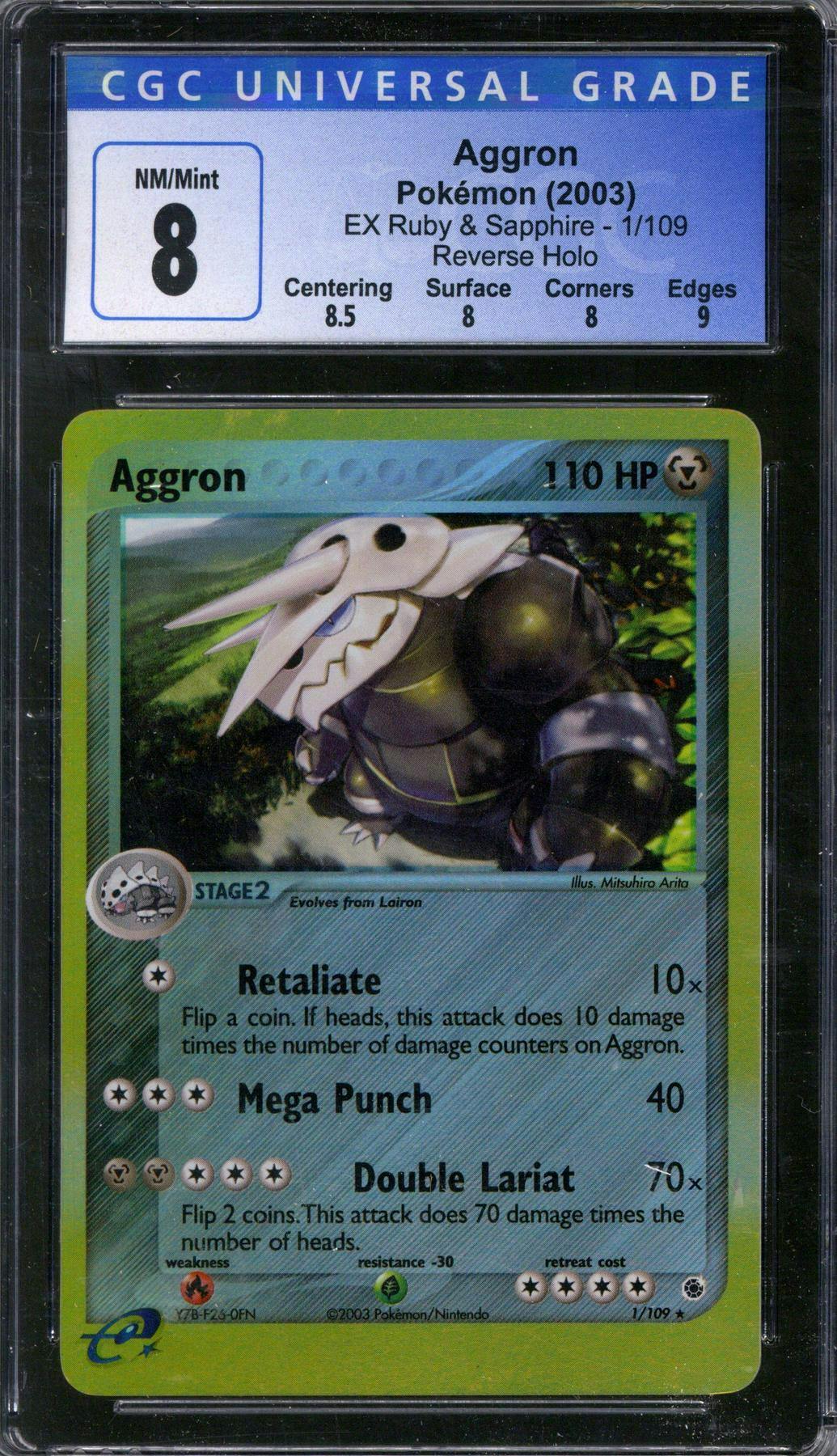 Pokemon EX Ruby Sapphire Reverse Holo Aggron 1 109 CGC 8 DA Card World pokemon-ex-ruby-sapphire-reverse-holo-aggron-1-109-cgc-8-da-card-world