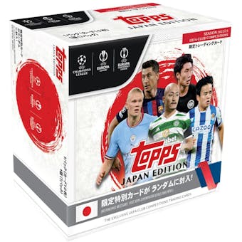 2022/23 Topps UEFA Club Competitions Japan Edition Soccer Hobby Box