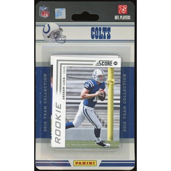 2012 Score Indianapolis Colts Team Set (Andrew Luck RC) (Reed Buy)