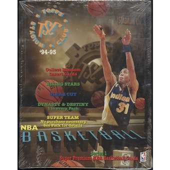 1994/95 Topps Stadium Club Series 1 Basketball Rack Box
