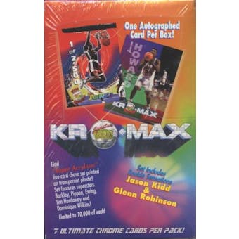 1994/95 Signature Rookies Kromax Basketball Hobby Box