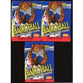 1989/90 Fleer Basketball Wax Pack (Lot of 3) (Reed Buy)