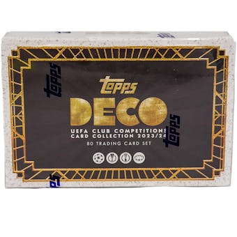 2023/24 Topps Deco UEFA Club Competitions Soccer Hobby Box