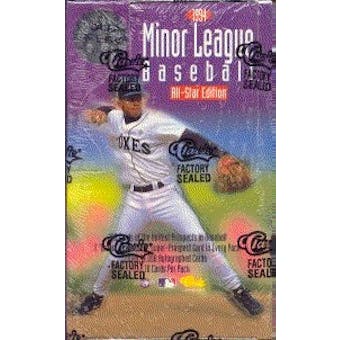 1994 Classic Minor League Baseball Hobby Box