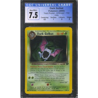 Pokemon Team Rocket Dark Golbat 7/82 CGC 7.5