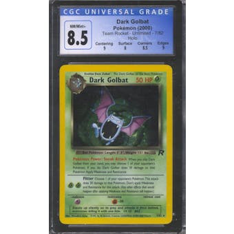 Pokemon Team Rocket Dark Golbat 7/82 CGC 8.5