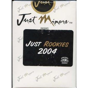 2004 Just Minors Just Rookies Baseball Factory Set (Box)