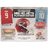 2023 TriStar Hidden Treasures Platinum Autographed Football Mini Helmets Hobby Box