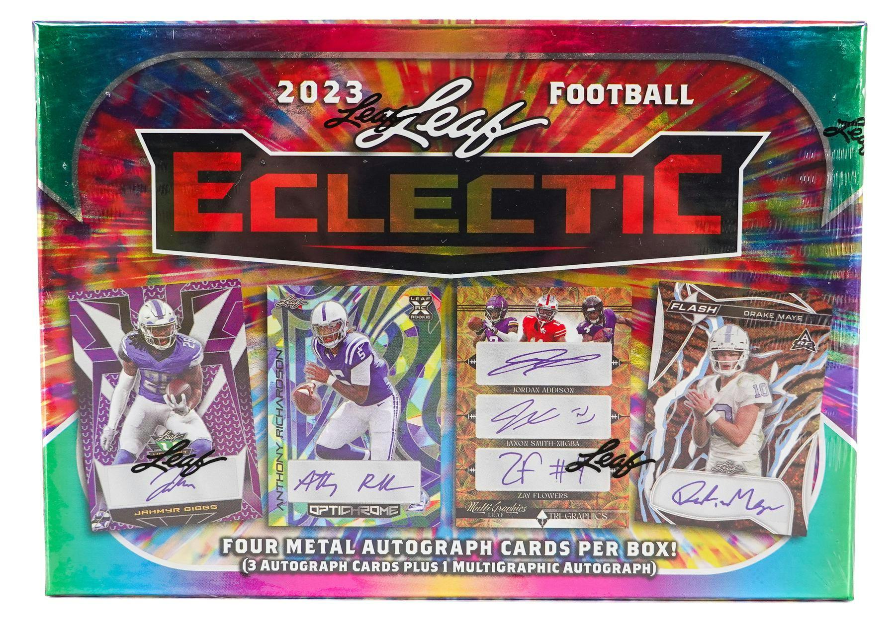 2023 Leaf Eclectic Football Hobby Box DA Card World 2023 Leaf Eclectic Football Hobby Box DA Card World