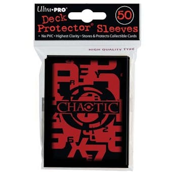 Ultra Pro Chaotic Standard Deck Protectors 50 Count Pack - Regular Price $4.99 !!!