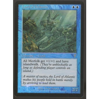 Magic the Gathering 7th Edition Seventh Ed FOIL Lord of Atlantis LIGHTLY PLAYED (LP)