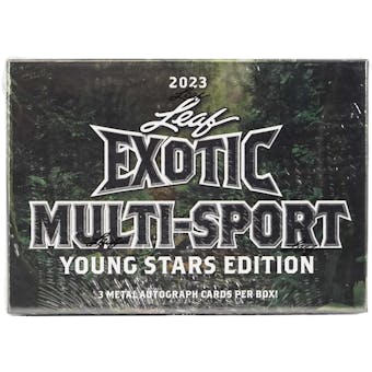 2023 Leaf Exotic Multisport Rookies Hobby Box