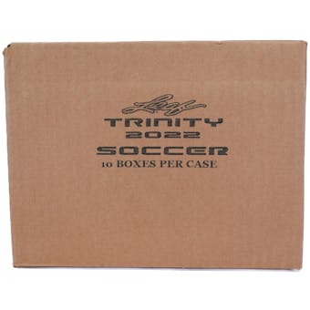 2022 Leaf Trinity Soccer Hobby 10-Box Case