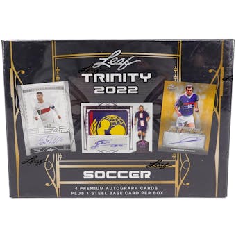 2022 Leaf Trinity Soccer Hobby Box