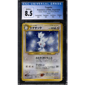 Pokemon Neo Genesis Japanese Togetic 176 CGC 8.5