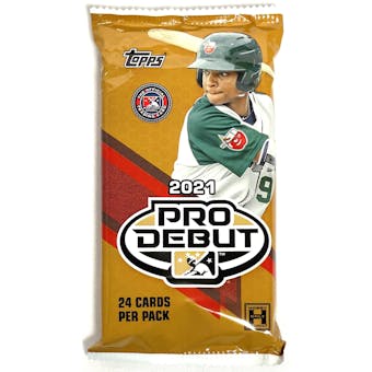 2021 Topps Pro Debut Baseball Hobby Jumbo Pack