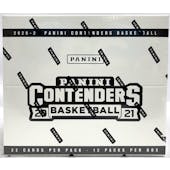 2020/21 Panini Contenders Basketball Jumbo Value 12-Pack Box