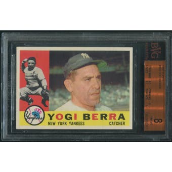 1960 Topps Baseball #480 Yogi Berra BVG 8 (NM-MT)