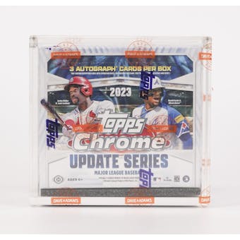 2023 Topps Chrome Update Series Baseball Hobby Jumbo Box (Case Fresh)