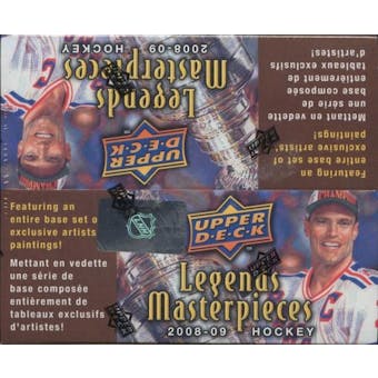 2008/09 Upper Deck Legends Masterpieces Hockey 24-Pack Box