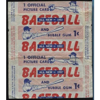 1952 Bowman Baseball 1 Cent Wrapper