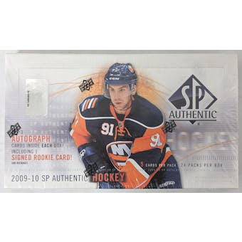 2009/10 Upper Deck SP Authentic Hockey Hobby Box (Reed Buy)