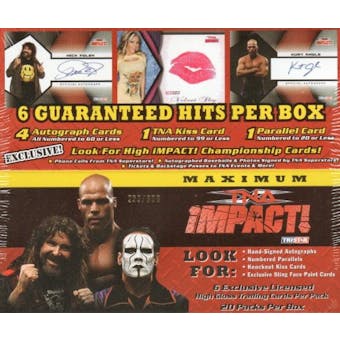 2009 Tristar TNA Maximum Impact Wrestling Hobby Box
