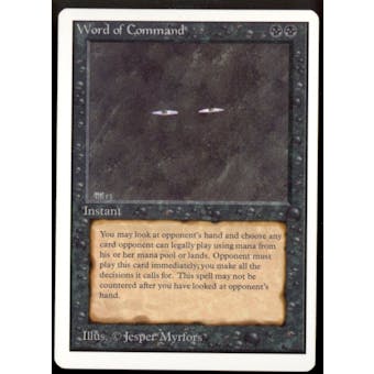 Magic the Gathering Unlimited Word of Command LIGHTLY PLAYED (LP)