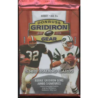 2009 Donruss Gridiron Gear Football Hobby Pack
