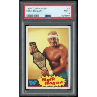 1985 Topps WWF #1 Hulk Hogan PSA 9 *8601 (Reed Buy)