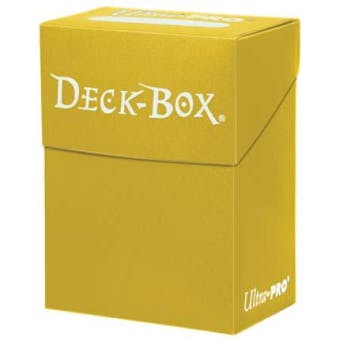 Ultra Pro Yellow Deck Box