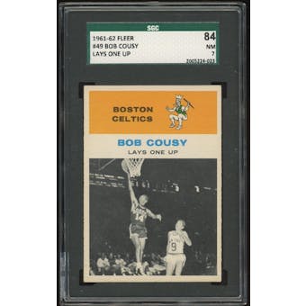 1961/62 Fleer #49 Bob Cousey IA SGC 84 *4023 (Reed Buy)