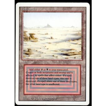 Magic the Gathering 3rd Ed Revised Badlands MODERATELY PLAYED (MP) *797