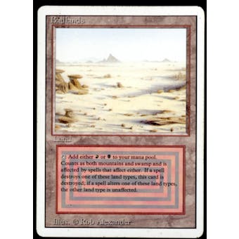 Magic the Gathering 3rd Ed Revised Badlands HEAVILY PLAYED (HP) *511
