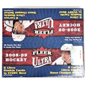 2008/09 Fleer Ultra Hockey Retail Box (Reed Buy)