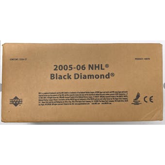 2005/06 Upper Deck Black Diamond Hockey Hobby 12-Box Case (Reed Buy)