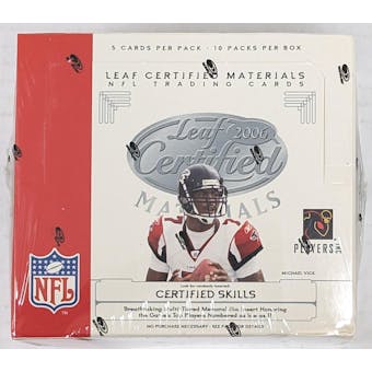 2006 Leaf Certified Materials Football Hobby Box (Reed Buy)