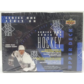 1993/94 Upper Deck Series 1 Bilingual Hockey Jumbo Box (Reed Buy)
