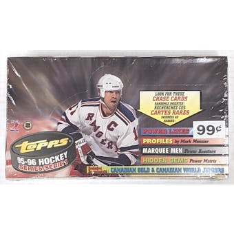 1995/96 Topps Series 1 Hockey Prepriced Retail Box (Reed Buy)