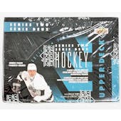 1993/94 Upper Deck Series 2 Billingual Hockey Jumbo Box (Reed Buy)