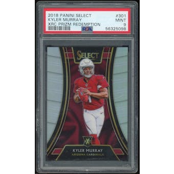 2018 Select XRC Prizm Redemption #301 Kyler Murray PSA 9 *5098 (Reed Buy)