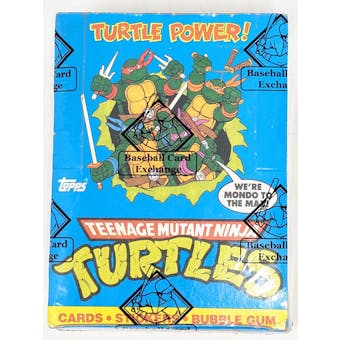 Teenage Mutant Ninja Turtles Wax Box (1989 Topps) (BBCE) (Reed Buy)