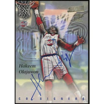 1997/98 Stadium Club Co-Signers #CO10 Hakeem Olajuwon/Tim Hardaway Autograph (Reed Buy)