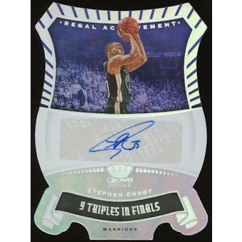 2020/21 Crown Royale Regal Achievements Signatures #RASCY Stephen Curry #/49 (Reed Buy)
