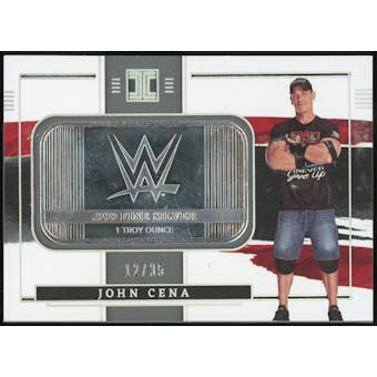 2022 Panini Impeccable WWE #40 John Cena 1 Oz. Silver Bar #/35 (Reed Buy)